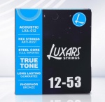 LX6-012 Комплект струн для акустической гитары, фосфорная бронза, 12-53, Smiger