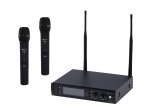 DSP-DUO-UHF-M850/F5  Беспроводная микрофонная система, 2 ручных передатчика, Prodipe