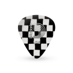 1CCB6-10 Checkerboard Медиаторы, целлулоид, расцветка шахматы, 10шт, толстые, Planet Waves