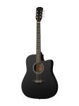 FT-221-BK Акустическая гитара 41", с вырезом, черная, Fante