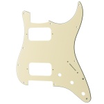 MX2248CM Пикгард для электрогитары Fender Stratocaster HH, 3 слоя, кремовая, Musiclily