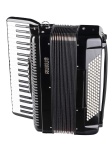 JH2008D-BLACK Аккордеон 41/120/7+2, черный, с футляром, Aurus