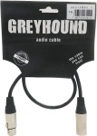 GRG1FM00.5 Greyhound Кабель микрофонный XLR, 0.5м, Klotz