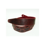 FL60007L21L Leather 21 Ремень для гитары, кожаный, бордо, Fidel