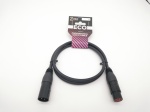E2-XLR-M-F-0100-0 Кабель микрофонный 1м, ZZcable