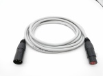 E1-XLR-M-F-0100-8 Кабель микрофонный 1м, серый, ZZcable