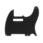 MX1410BK Пикгард для гитары Fender Telecaster, 3 слоя, черная, Musiclily