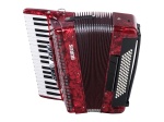 JH2006-RED Аккордеон 37/80/7/2, красный, с футляром, Aurus