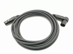 E62-XLR-MR-F-0700-0 Кабель микрофонный XLR-M-F, прямой/угловой, 7м, ZZcable
