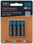 00-00026396 Ultra Элемент питания LR03 AAA Alkaline 1.5В, 4шт, GoPower