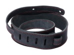 LS.C.002 Ремень для гитары, кожаный, черный, LionStraps