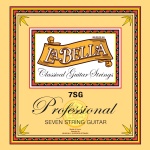 7SG Professional Комплект струн для 7-струнной классической гитары, посеребренные, La Bella