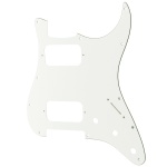 MX2248WH Пикгард для электрогитары Fender Stratocaster HH, 3 слоя, белая, Musiclily