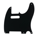 MX1410GB Пикгард для гитары Fender Telecaster, 1 слой, черная, Musiclily