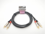 E27-2RCA-2RCA-0200-0 Кабель аудио 2хRCA-2хRCA, 2м, ZZcable