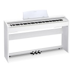 PX-770WE Privia Цифровое пианино со стойкой и педалями, белое, Casio