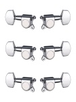 J-01-CR-3+3-Metallor Колки для гитары 3+3, хром, Metallor
