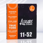 LX6-011 Комплект струн для акустической гитары, фосфорная бронза, 11-52, Smiger