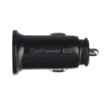 00-00028407 Автомобильное зарядное устройство GPQC11-1U 1USB 18Вт, черный, GoPower