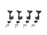 M178-3M179-3 Колки для 4-струнной бас-гитары, 3+3, черные, Musiclily