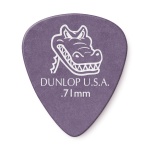 417P.71 Gator Grip Медиаторы, 12шт, толщина 0,71мм, Dunlop