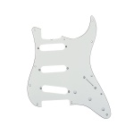 MX1388AW Пикгард для гитары Fender Stratocaster SSS, 3 слоя, белая, Musiclily