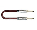 FBS-3(BK/RD) Кабель инструментальный, черный/красный, 3м, Leem