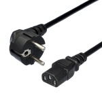 00-00024055 Кабель питания евровилка CEE 7/7-C13 (f) 1.2м ПВХ, 0.75мм, черный, GoPower