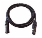 DMX1-15 Кабель DMX, XLR 3p, 15м, Leem