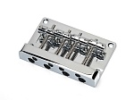 BB081-CR Бридж (струнодержатель) для бас-гитары, хром, Paxphil